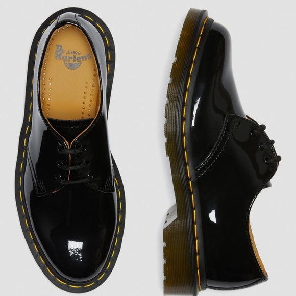 DR. MARTENS PATENT LEATHER OXFORD SHOES - Picture 3 of 4